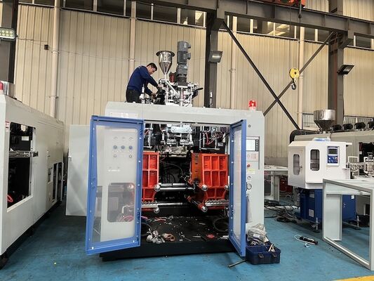 High Speed Extrusion Blow Molding Machine Featuring Multiple Heads 1 2 3 or 4
